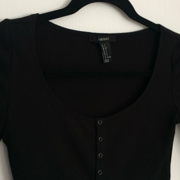 ribbed scoop neck top NWOT - Picture 2 of 2